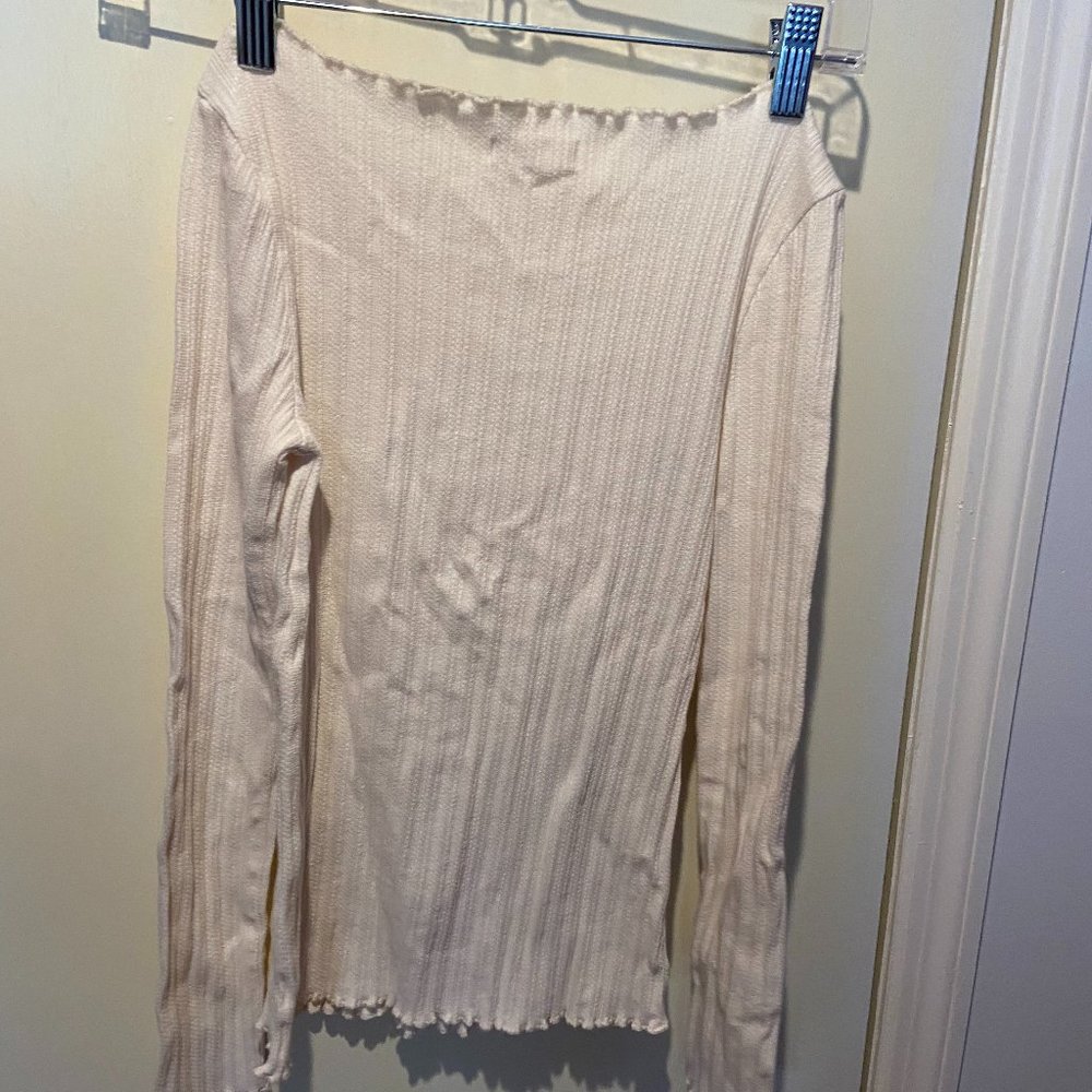 Madewell Ruffled Rib Top - Picture 5 of 5